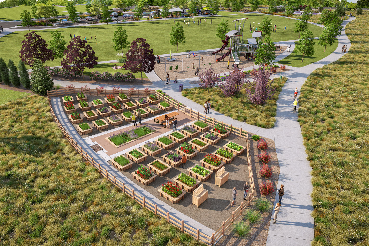 Garden North at Parterre: A Community in Bloom